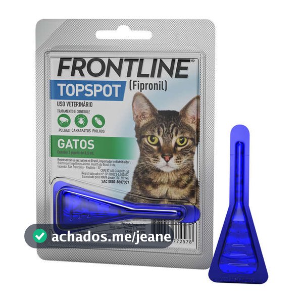 Antipulgas e Carrapatos Frontline Topspot Gatos 0,5ml