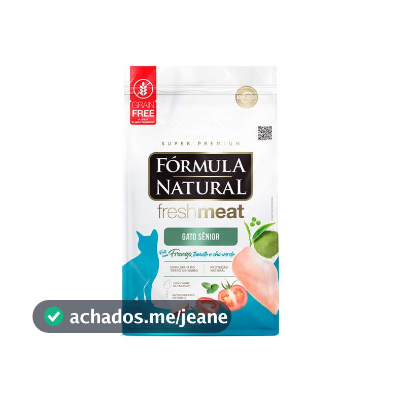 FORMULA NATURAL FRESH MEAT GATO SENIOR 7+ FRANGO 10,1KG
