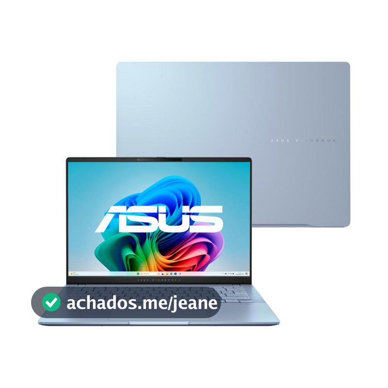 Notebook ASUS Vivobook S14 OLED S5406SA Intel Core Ultra 7 256V 16Gb Ram 512Gb SSD Win11 Home 14" FHD 120Hz Blue -PP218W