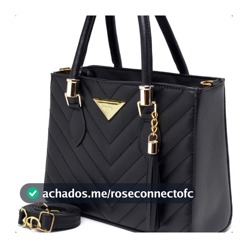 Bolsa Feminina Shopbag Bordada Vegas Média