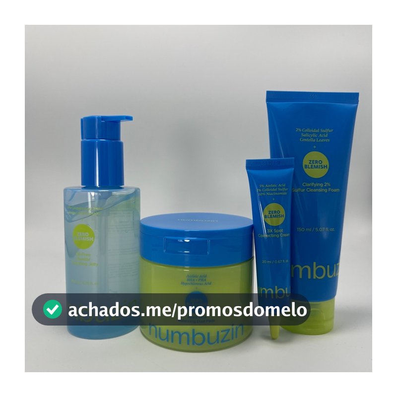 [numbuzin] Almofadas Zero Blemish/Espuma De Limpeza/Geléia Creme