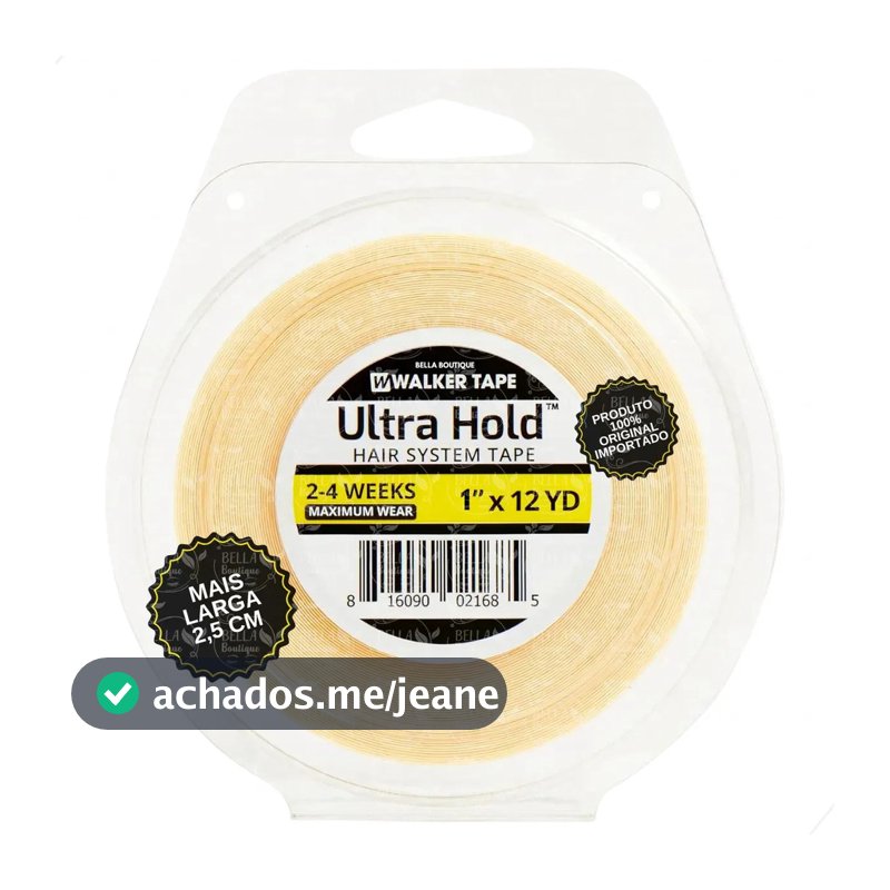 Fita Walker Tape Ultra Hold Branca 12m 2.5cm - Promoção