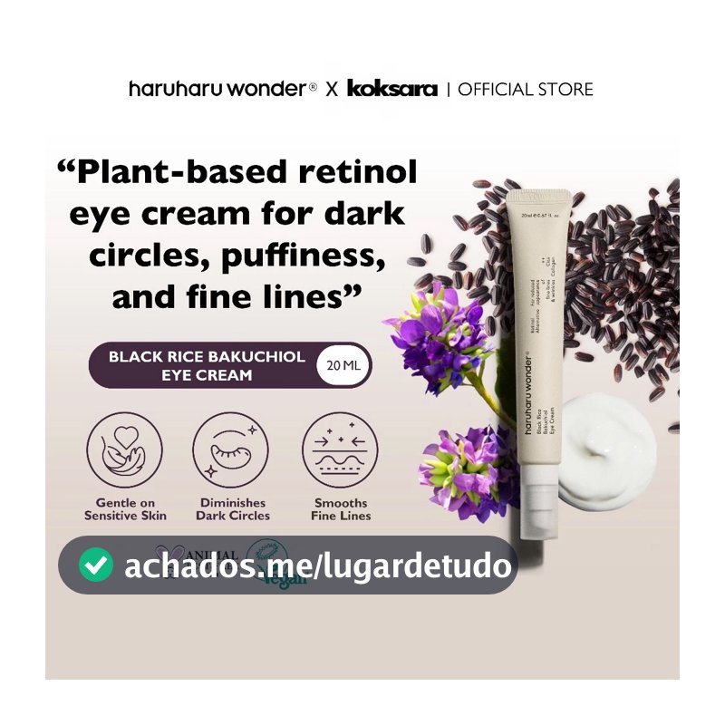 Haruharu Wonder Black Rice Bakuchiol Eye Cream 20ml