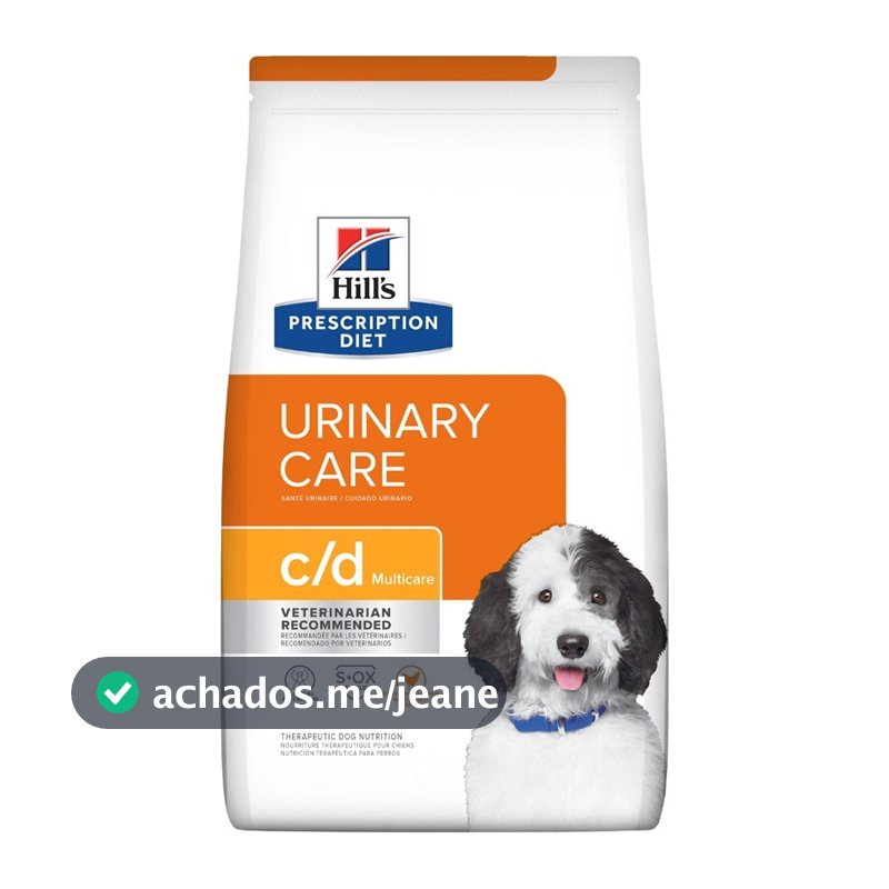 RAÇÃO HILLS C/D MULTICARE CUIDADO URINÁRIO CÃES ADULTOS 3.85KG