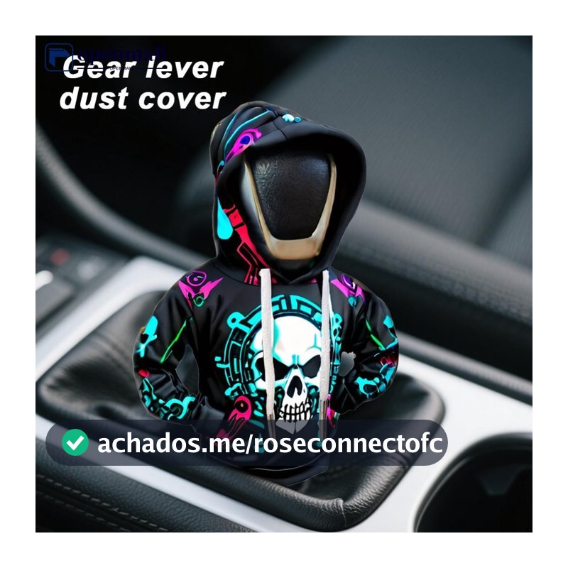 OMALL À Prova De Quebra-Cabeça Criativo Crânio Alavanca De Engrenagem Do Carro Roupas Com Capuz Capa Da Pequeno Hoodie I