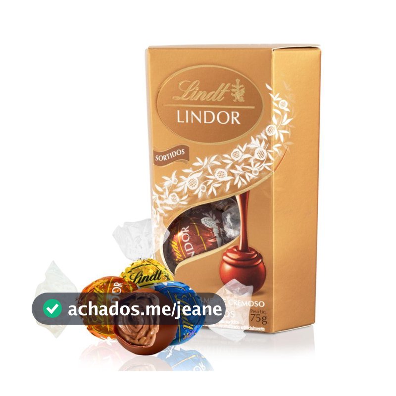 Caixa de Bombons Lindt Lindor Sortidos 75g
