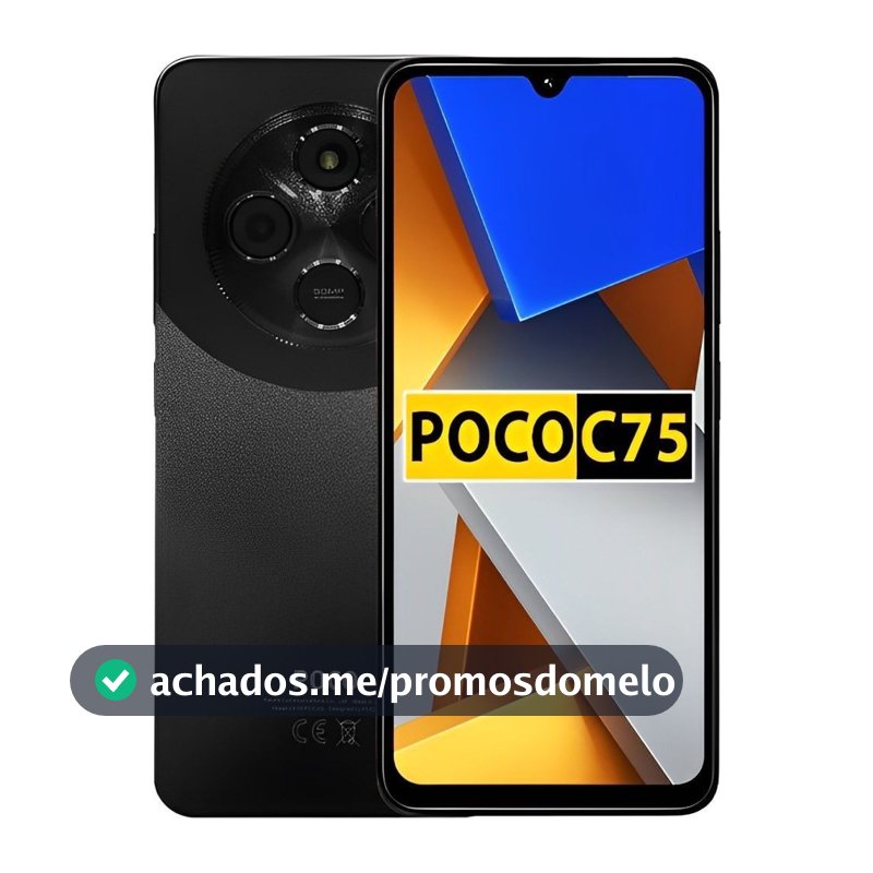 Celular Xiaomi Poco C75 256GB / 128GB Versão Global NFC Envio Imediato! (COM PELÍCULA DE CORTESIA)