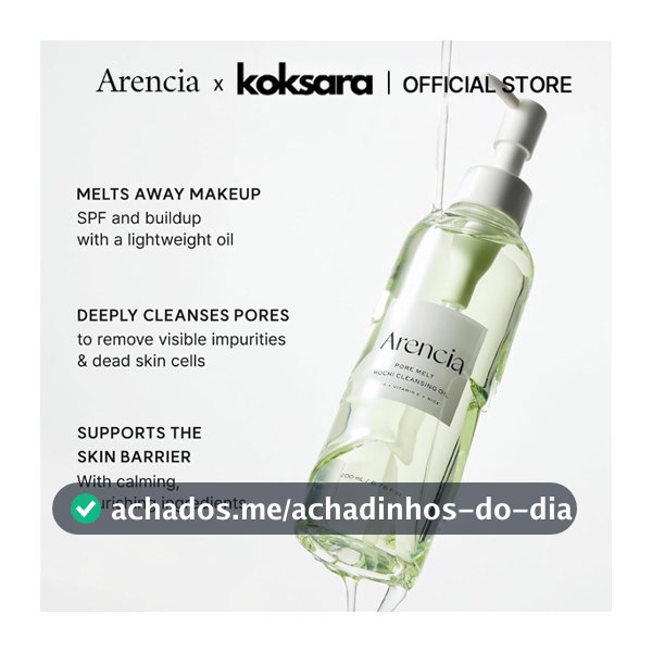 [OFFICIAL] Arencia Pore Melt Mochi Cleansing Oil 200ml
