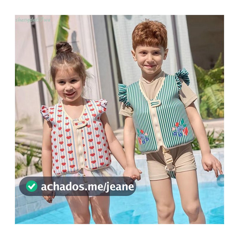 Colete De Flutuabilidade Infantil SHENGDA , Jaquetas De Natação Ajustáveis E Estáveis Para Bebês , Sem Inflação De Desen