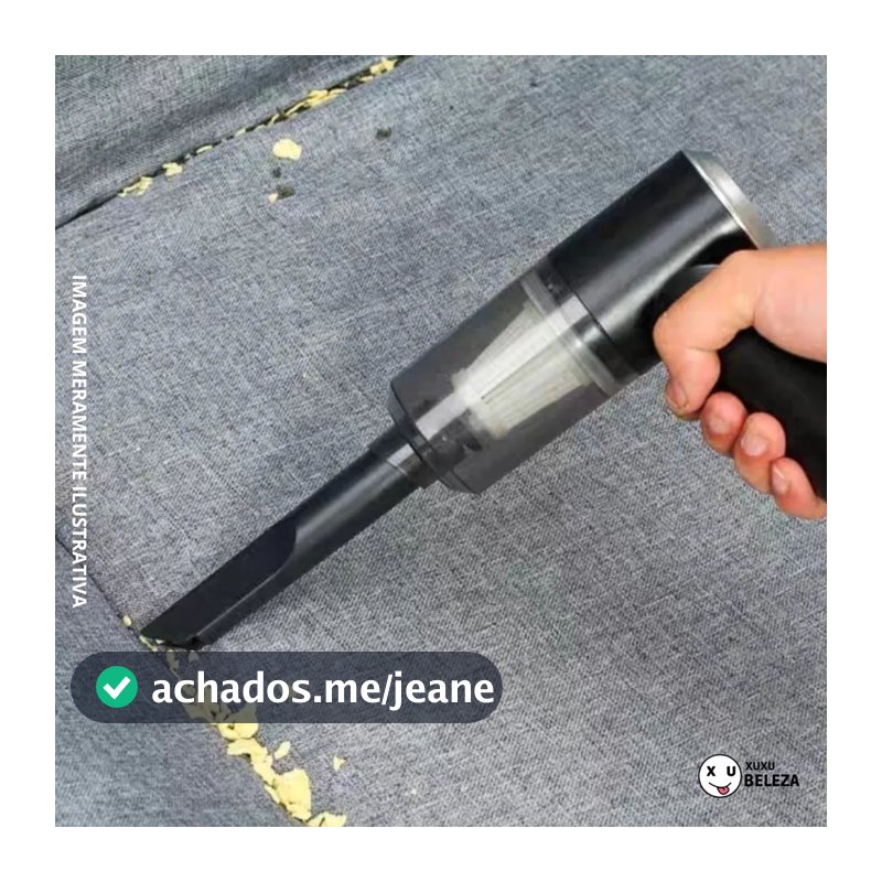 Mini Aspirador de Pó Portátil Sem Fio AT UTILIDADES