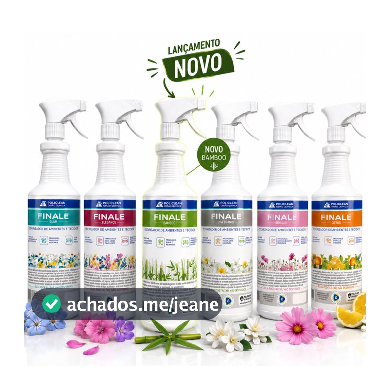 Finale Bouquet Elegance Glam "Cheiro de Rico" Ambiente Aromatizador Tecido Estofado 1 Litro e 500 ml