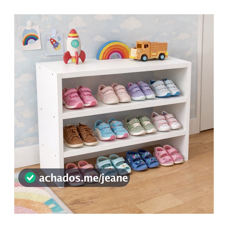 Sapateira Organizadora 100% MDF Armário Multiuso Sala, Quarto, Lavanderia, Cozinha 50 cm e 60cm