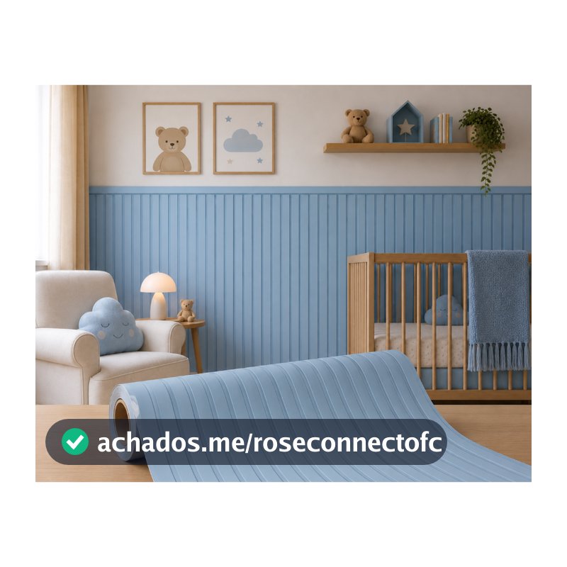 Papel De Parede Adesivo Ripado Varios modelos Meia Parede Vinil Lavável Fosco Quarto Infantil Sala