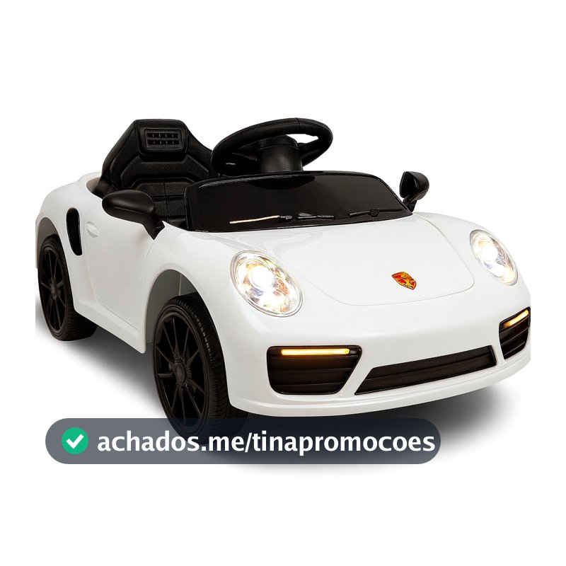 Quadriciclo Infantil Elétrico Carro Compact Carrinho de Passear 2 em 1 Controle e Manual Zippy Toys