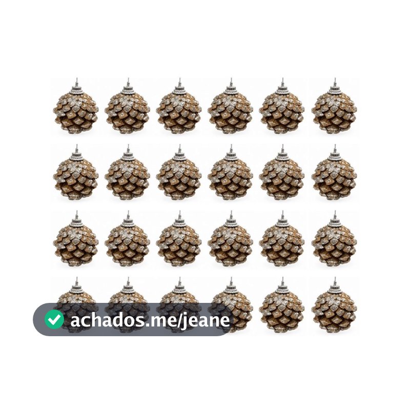 Pinha Enfeite Decoração De Árvore de Natal