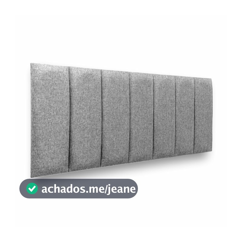 Luxo e Conforto na Sua Cama! Cabeceira Estofada Linho Premium 60cm Alta | Solteiro Casal Queen King | Box