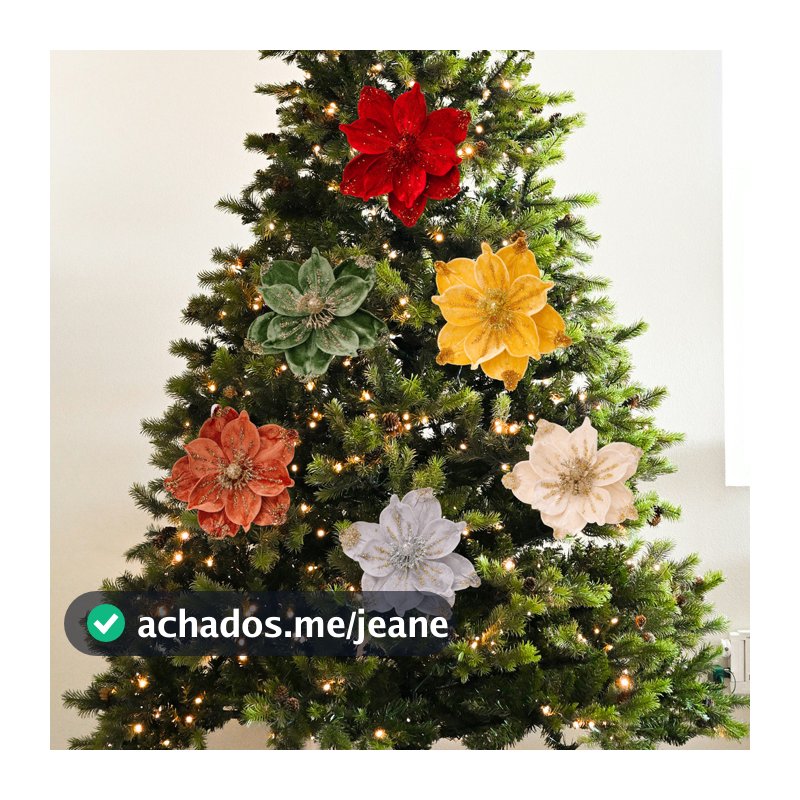 Natal natal flores de natal decorações da árvore de natal acessórios guirlanda de natal ornamentos decoração de natal ca
