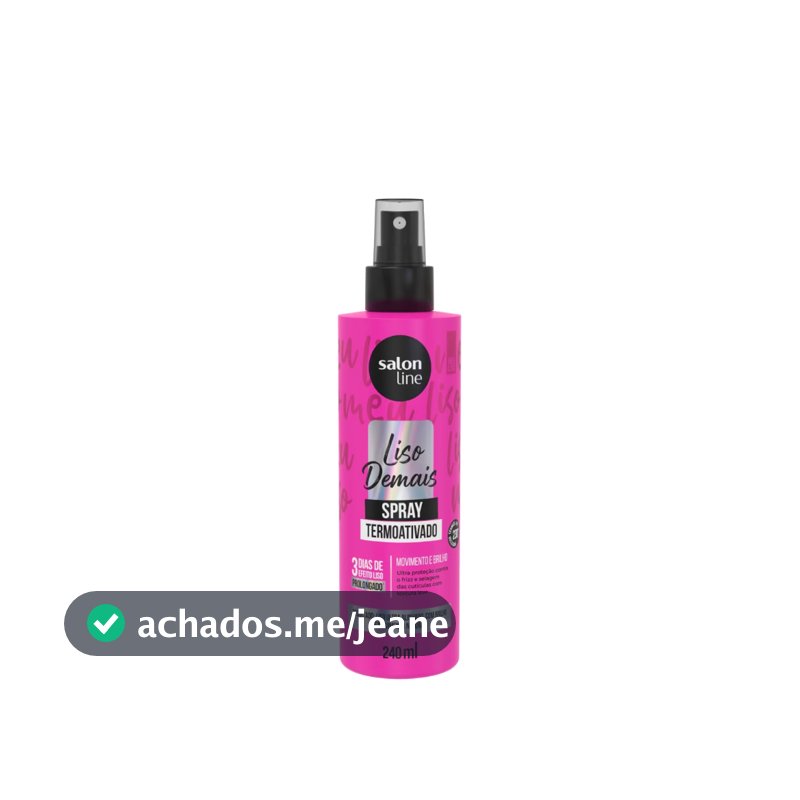 Meu Liso Demais Defrizante Spray Protetor Térmico 240ml