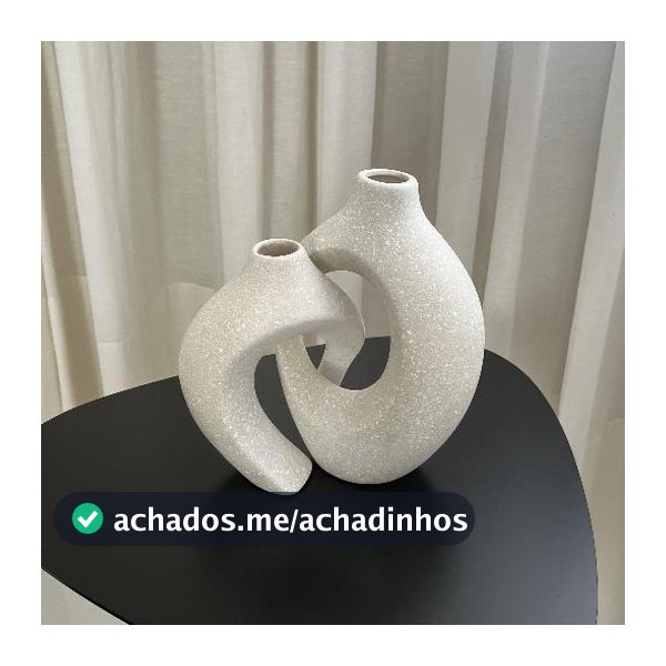 Kit Dupla Vaso Monaco Decoração Casa Sala Escritório