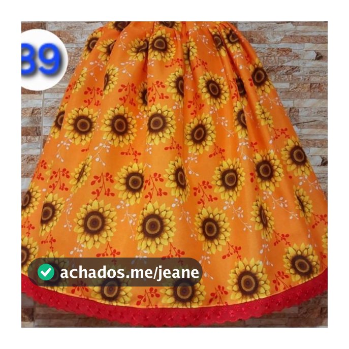 Saia umbanda e candomblé estampada 43