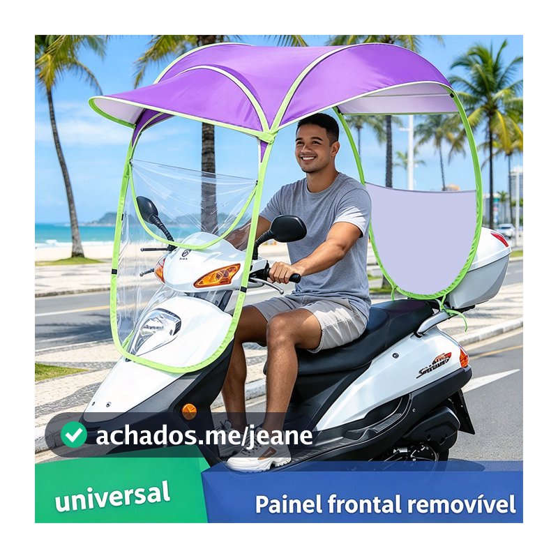 Cobertura Nova Para Bicicleta EléTrica E Moto,Protege Do Sol E Chuva,Instalação Fácil