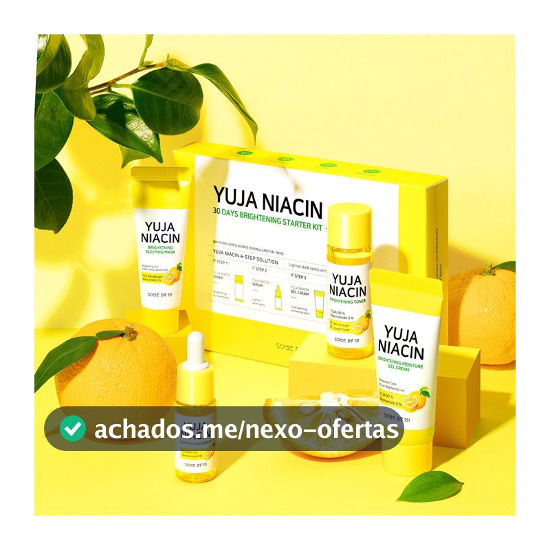Some By Mi Yuja Niacin Brighting Starter Kit set of 4 / K-beauty / Korea shipping