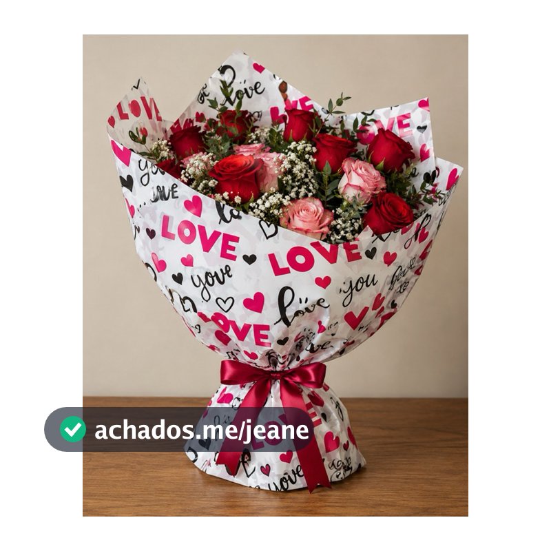 100 folhas de presente love!!!! 30,00
