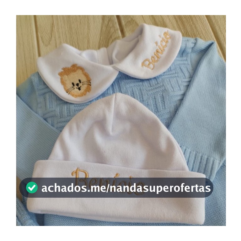 Kit 3 peças maternidade body + touca + luvas Personalizada bebê menino menina para saída maternidade
