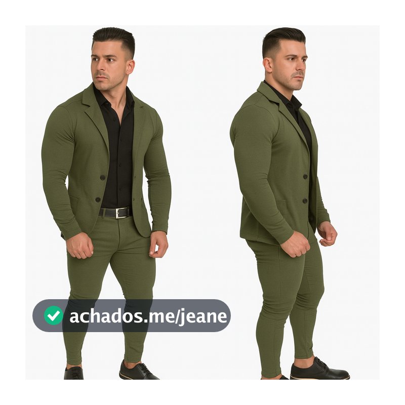 Conjunto Alfaiataria Slim 2pc's