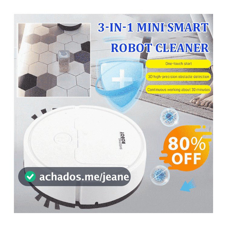 [Compacto e Inteligente] Robô Aspirador Inteligente Multifuncional Limpeza Automática/Robô Aspirador/Casa