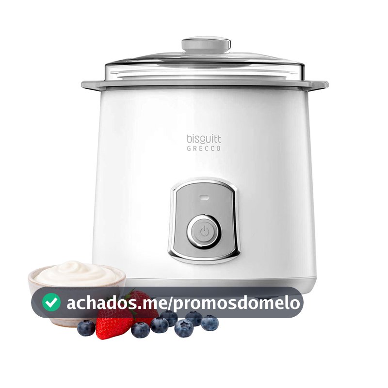 Iogurteira Elétrica 2 Litros Com Dessorador Iogurte Grego Biscuitt Grecco 2 em 1