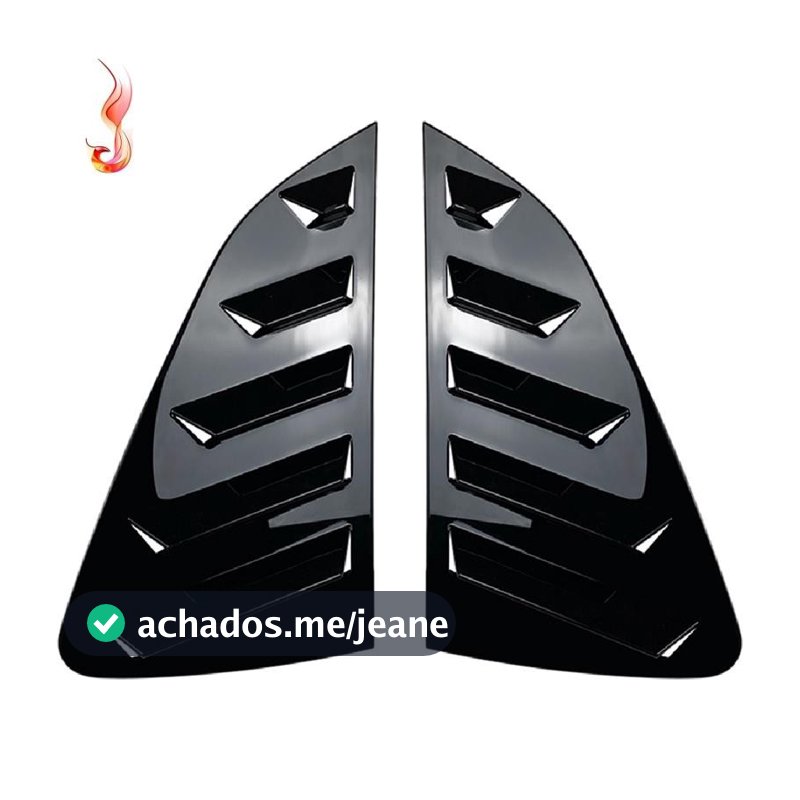 Kit De Peças Para O Obturador Da Tampa Traseira Persiana Preta Brilhante Do Carro Volkswagen Polo Mk6 2018-2023