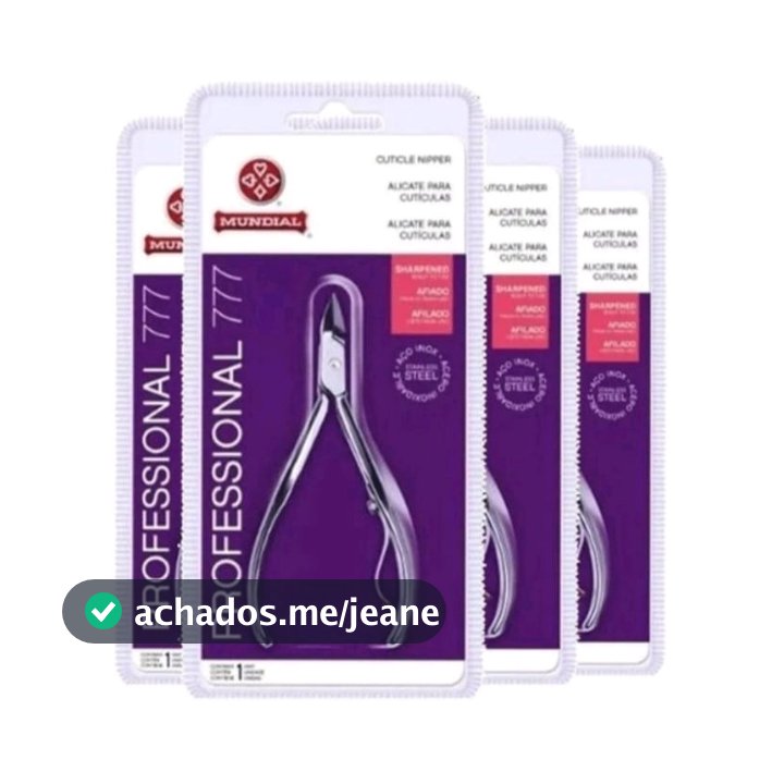 Kit Atacado 4 Alicates Mundial 777 Inox Profissional Orioginal