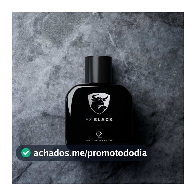 EZ Black - Eau de Parfum 100ml LANÇAMENTO EXCLUSIVO