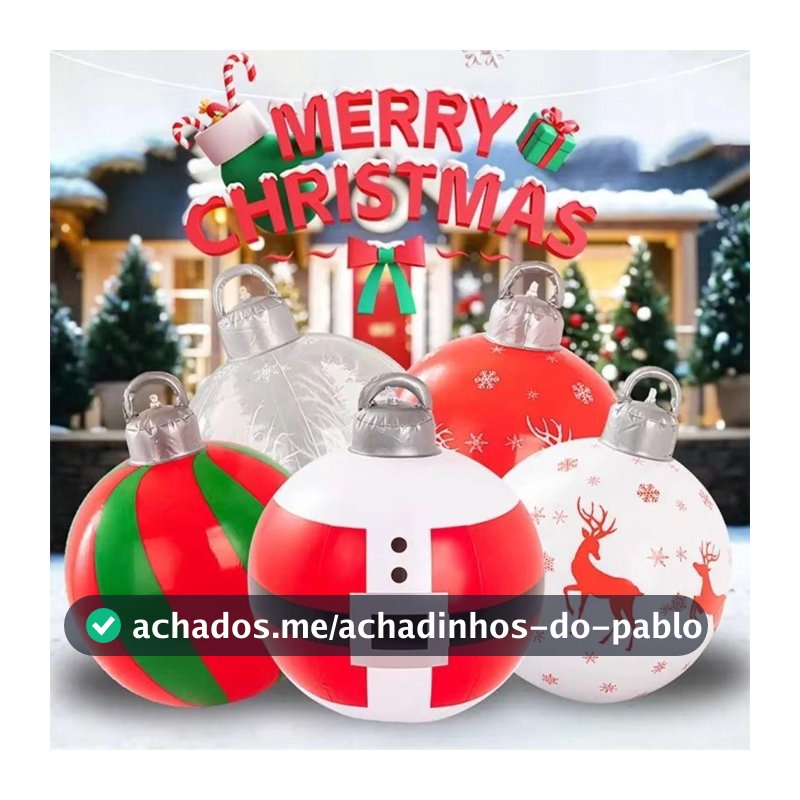 NEDFS Enfeites De Bola De Natal , Suspensos De Material De PVC Inflável , Boneco De Neve