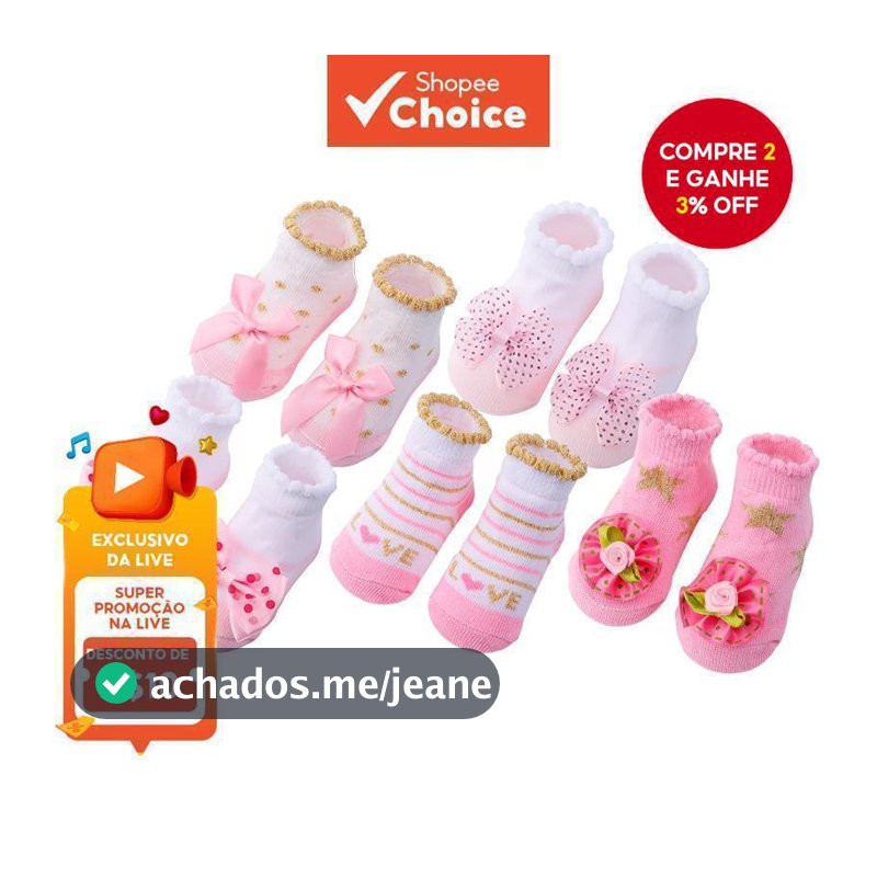 Meias De Algodão Para Bebês Meninas Acessórios De Desenho Animado 5 Pares/Conjunto Recém-Nascidos De 0 A 24 Meses
