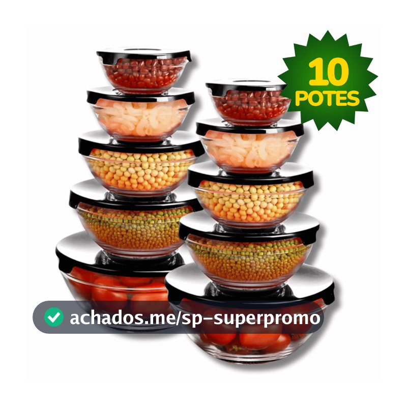 Kit Conjunto De Potes de Vidro Resistente Organizadores De Cozinha Multiuso