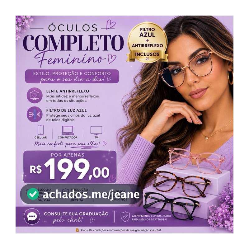 Óculos De Grau Feminino