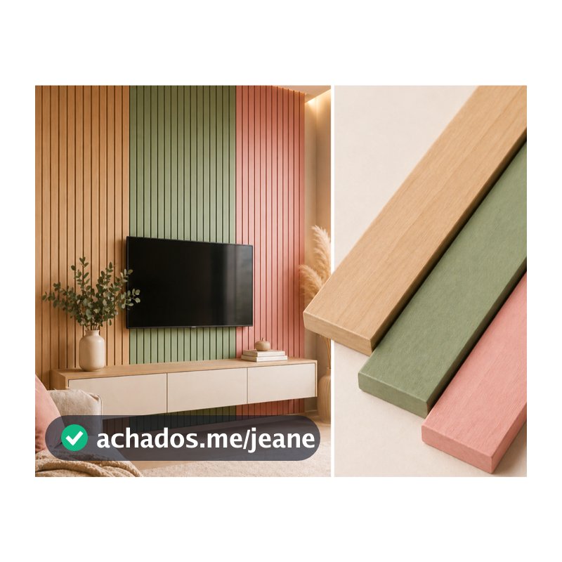Kit Ripas MDF Cru e Coloridas - Painel Ripado Para Cama Decoração - 120mx5cm - Fácil Instalação