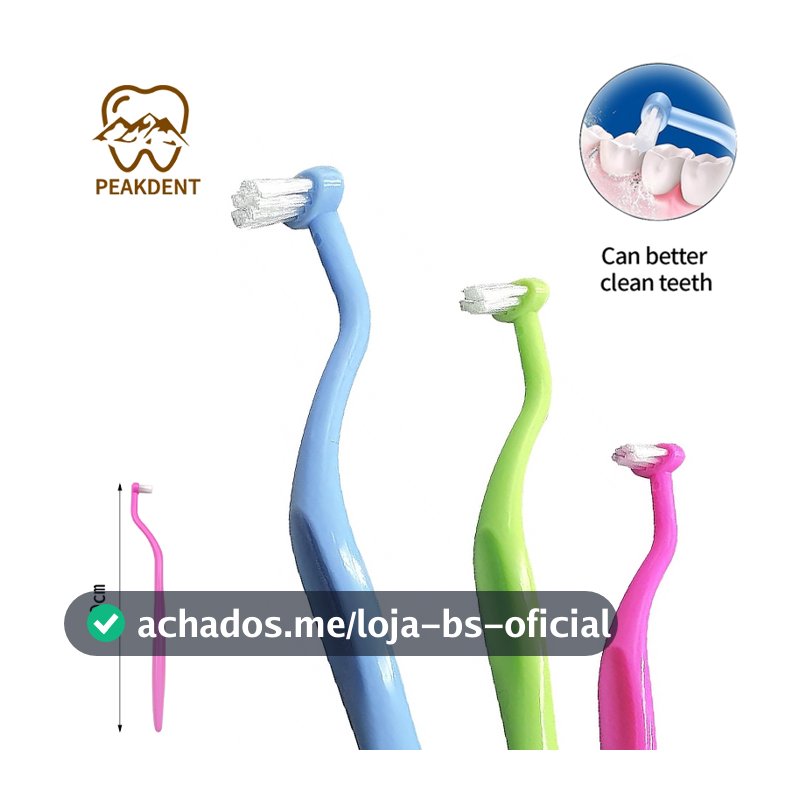 Cotovelo Único Pacote Cabeça Escova De Dentes Correção Cintas Pequeno Apontado Cerdas Macias Adulto Crianças Higiene ora