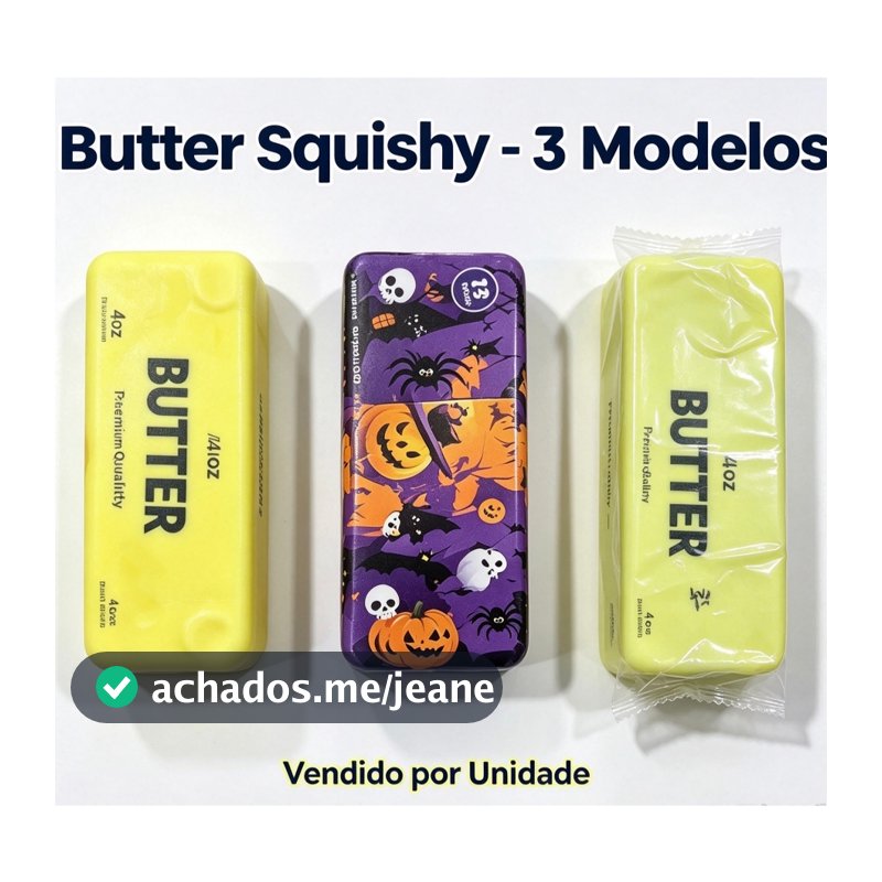 Brinquedo Squishy Manteiga Anti‑Estresse, Brinquedo Apertar Macio Slow Rising, Alívio Ansiedade, Presente Criança