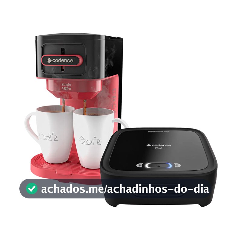 Kit Click Cadence - Sanduicheira e Cafeteira Single Up