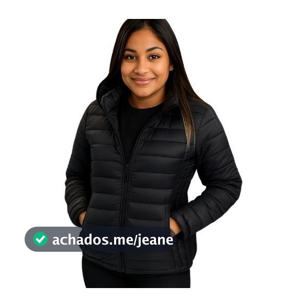 Jaqueta Feminina Inverno Bobojaco Puff Acolchoada Quente