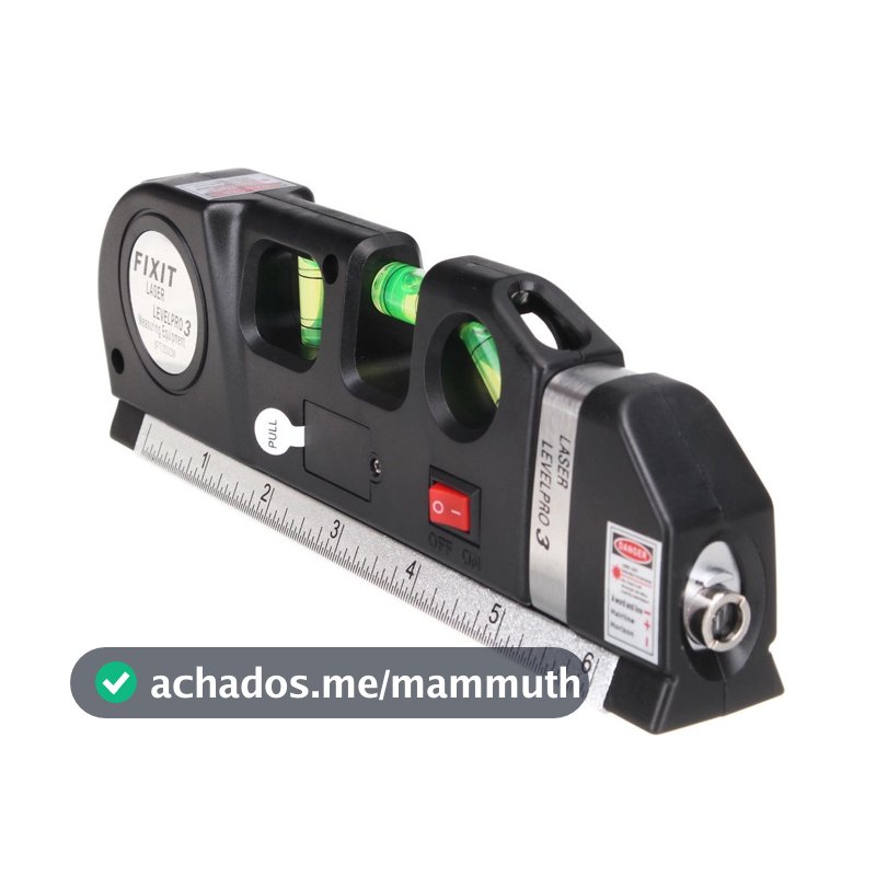 Nível Laser Trena Profissional Level Pro3 Estágios Nivelador