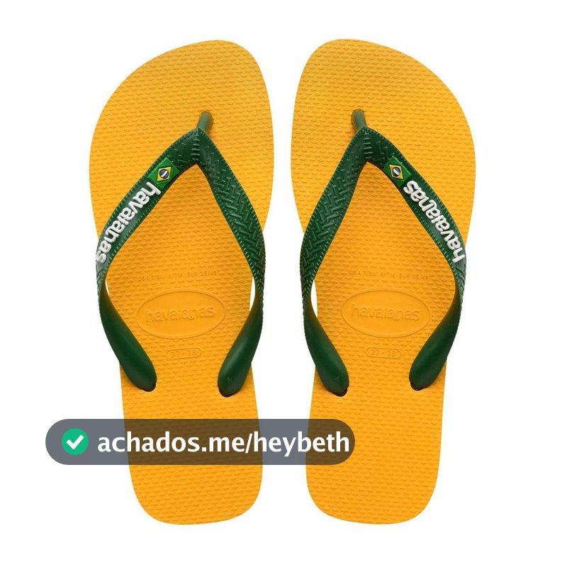 Chinelo Havaianas Brasil Logo
