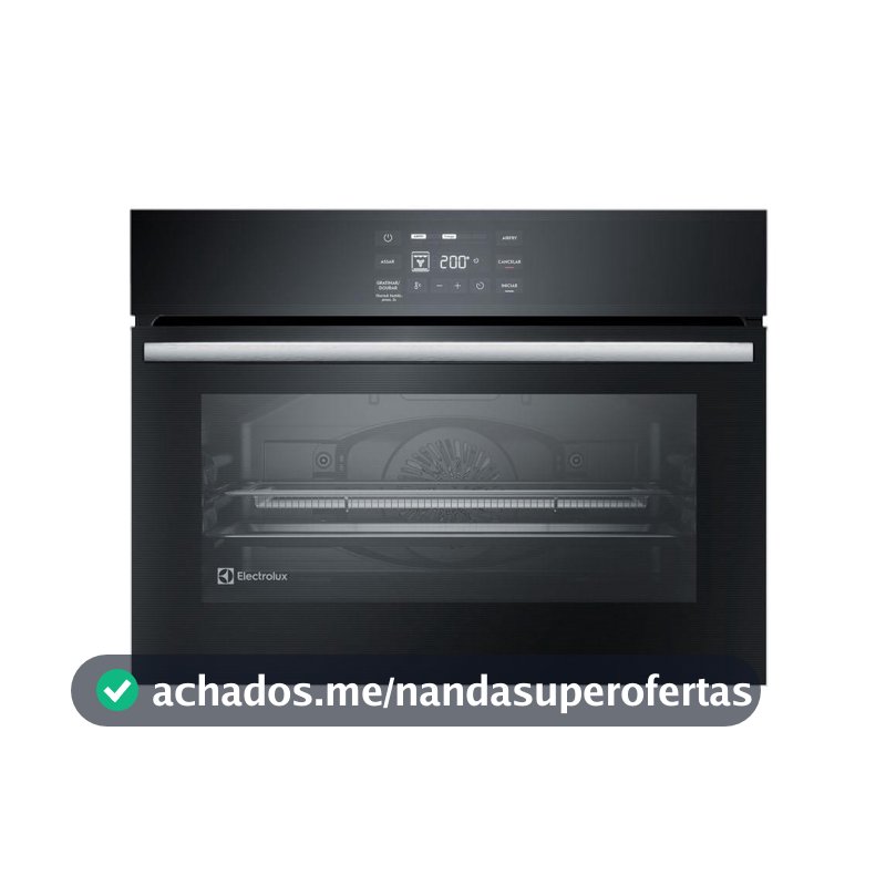 Forno de Embutir Elétrico Electrolux 50L Experience Air Fryer, PerfectCook360 e Painel Touch (OE5EA)