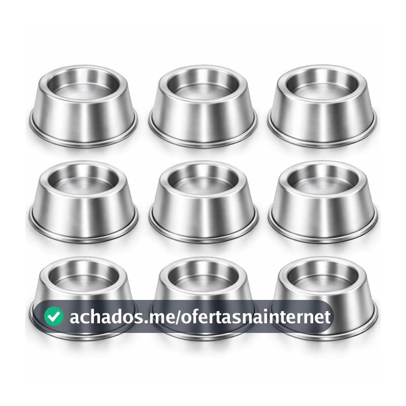 Kit Mini Forma Ballerine Forminha N10 Bolo Piscininha Confeitaria Alumínio Polido e Escovado