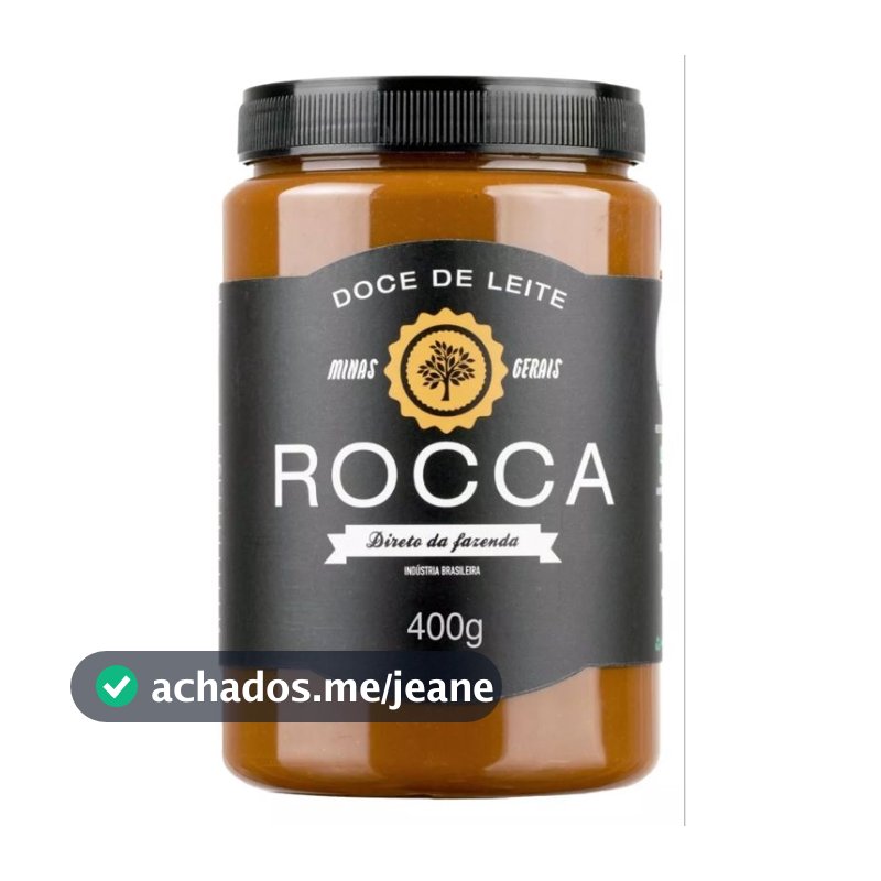 Doce de Leite Rocca Artesanal Premium 400 gramas Direto da Fábrica Promoção Tradicional Café Cacau Pistache