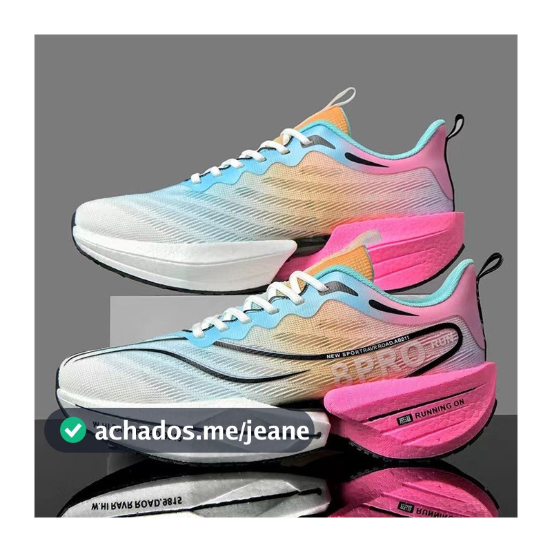 Placa De Carbono Absorção De Choque Correndo Tênis Esportivo Super Leve Sapatos Casuais34-45