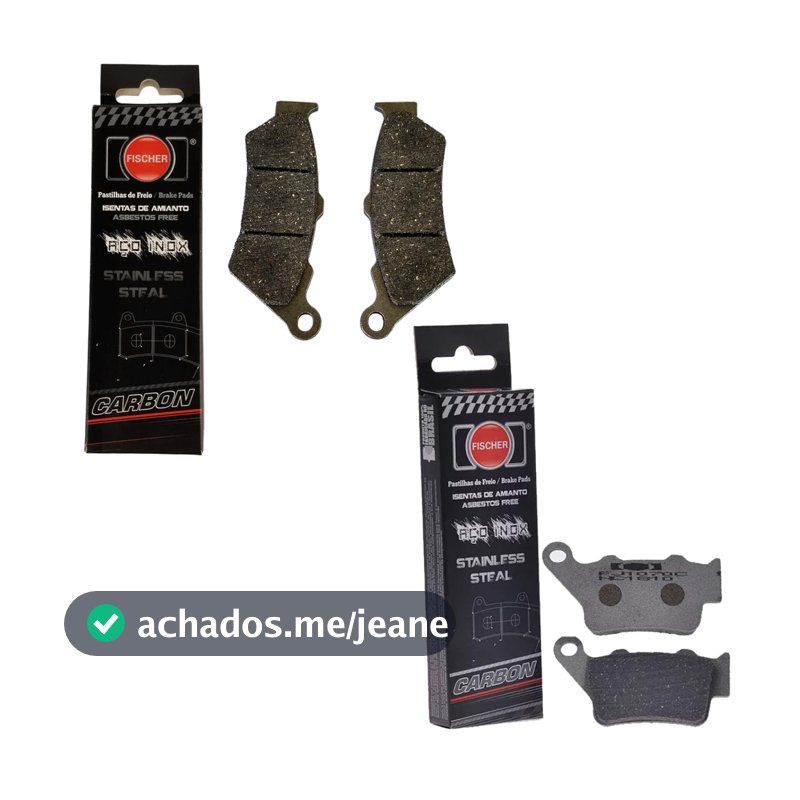 Pastilha Fischer Diant + Tras Royal Enfield Interceptor 650 continental 650 535